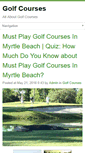 Mobile Screenshot of cocobeachgolf.com