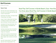 Tablet Screenshot of cocobeachgolf.com